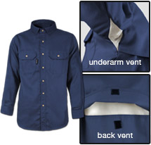 Vented FR Work Shirt